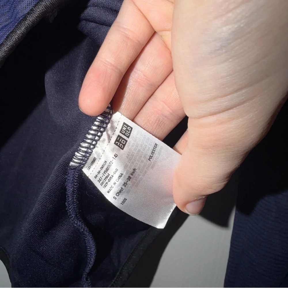 Uniqlo Deep Blue Zip-Up Jacket